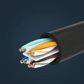 UGREEN Verlängerungskabel Ethernet Kabel, LAN Kabel, Gigabit Netzwerkkabel und RJ45 RJ-45, Schwarz