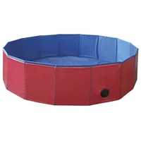 Nobby Hundepool Ø 160 cm rot 30 cm