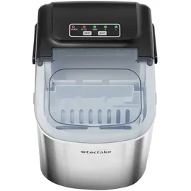 Tectake tectake® Eiswürfelmaschine Arctic 1,2 l Wassertank, 2 Eiswürfelgrößen