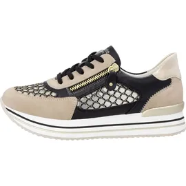 remonte D1329 Damen Weite E Beige/Schwarz 36