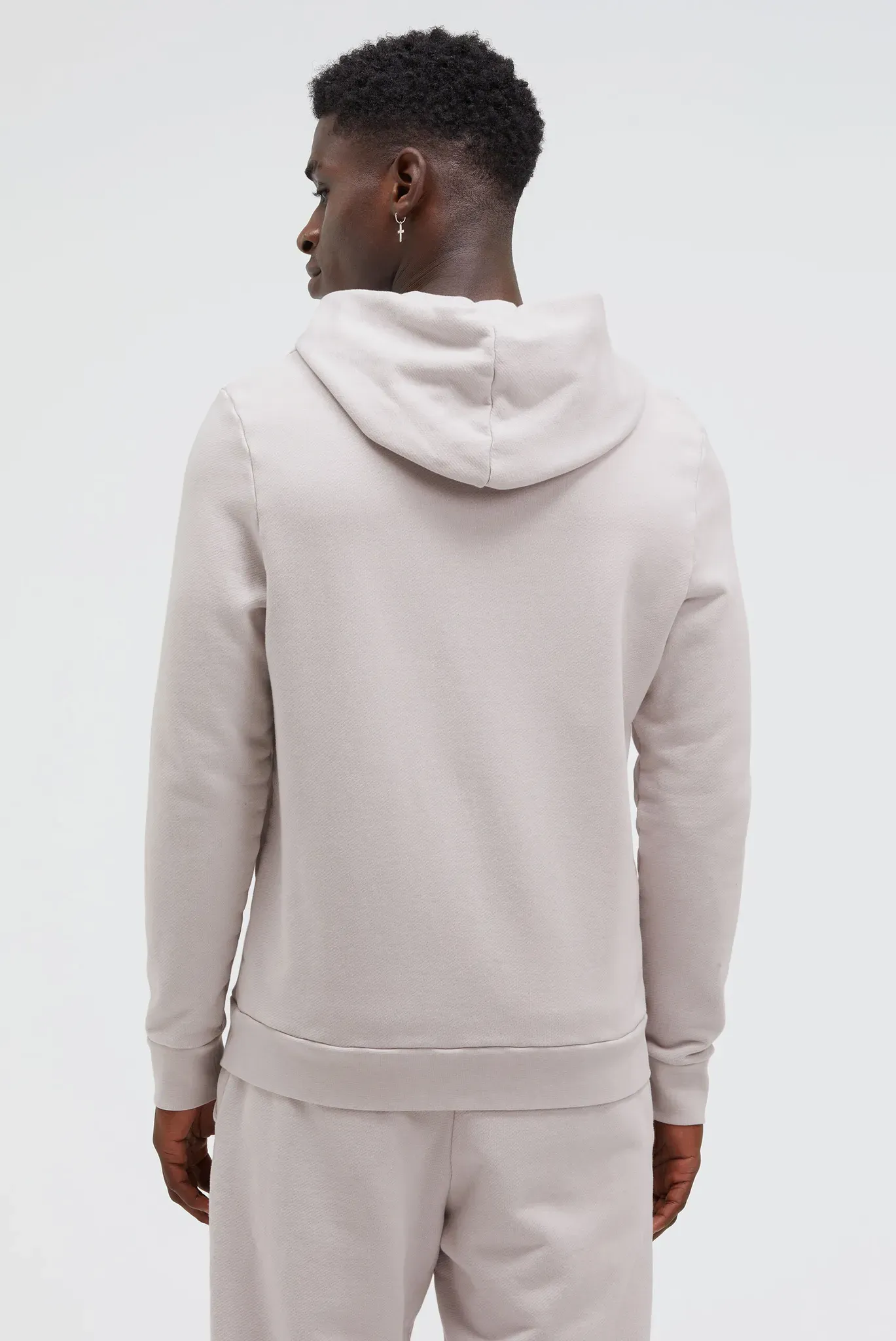 Kapuzensweatshirt CMPD, Herren, Gr. S, stone, Jersey, Material: 100% Baumwolle, bestickt, relaxed fit normal, Rundhals, eingesetzt Rippbündchen, Sweatshirts, aus Baumwolle