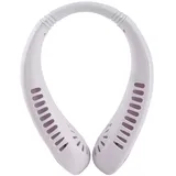 Nackenventilator, über USB wiederaufladbar, persönlicher Ventilator, 3 Stufen, geräuscharm, flügelloser Nackenventilator, flügelloser tragbarer Ventilator, geeignet für Zuhause, (Cremiges Weiß)