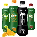 Sodapop BLUNA & AFRI Sirup 4er Set (je 1 Flasche)
