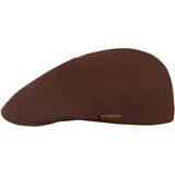 Sterkowski Ivy Five Schirmmütze | Baumwolle Schiebermuetze Herren Baumwolle | Flatcap Herren Schiebermützen Für Damen Klassische Kappe Leichte Klassische Schiebermütze Braun 54 cm - 54