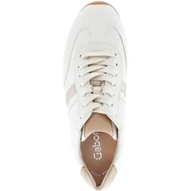Gabor Sneaker Low Damen Beige/Weiß 39