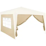 DEUBA Seitenwände Faltpavillon 2er-Set Beige