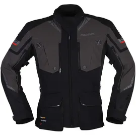 Modeka Panamericana II Motorradjacke Schwarz/Grau 4XL