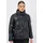 Freshlions Steppjacke "Olena", Damen, Gr. XL, schwarz, 100% Polyester, kariert, unifarben, lang, Jacken Steppjacke, im klassischen Design