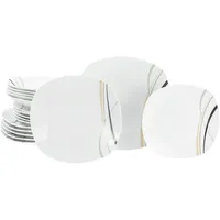 CreaTable CreaTable, 24031, Serie Square City Line, 18-teiliges Geschirrset