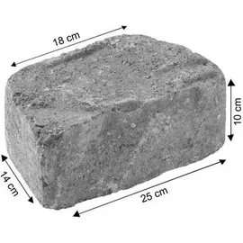Diephaus Mauerstein 25/18/10 cm Quarzit