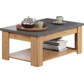 trendteam Trendteam, Couchtisch Follow Grau, Eiche Dekor.