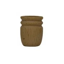 Holz Lichtertülle 14 mm gebohrt H 30 mm