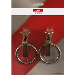 2 x Beschlag mit Ring, für Kombi-Zurrschiene