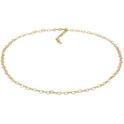 Elli Kette ohne Anhänger »Halskette Choker Herz Liebe Verbunden 925 Silber« Elli Gold 36