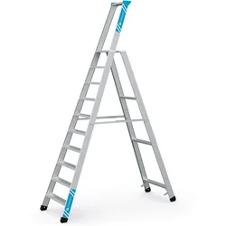Zarges Stehleiter Seventec S mit Sicherheitsplattform 10 Stufen