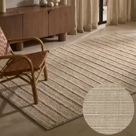 Ted Baker Parker auch als Läufer", beige, B:200cm H:7mm L:300cm, Wolle, Teppiche, Wolle, Natur, handgewebt, Wohnzimmer, Schlafzimmer, Boho, Skandi