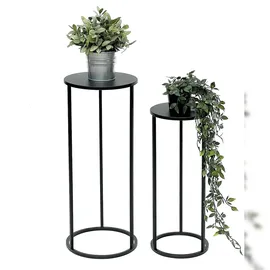 DanDiBo Ambiente Blumenhocker 96316 Rund 2er Set  Schwarz