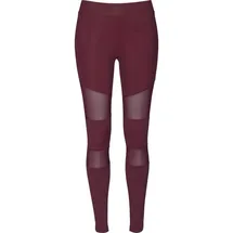 URBAN CLASSICS Ladies Tech Mesh Leggings - Rot