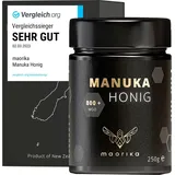 Manuka Honig 800 MGO + 250g im Glas (lichtundurchlässig, kein Plastik) Original aus Neuseeland