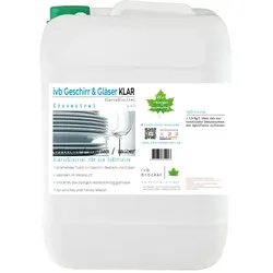 ivb broecker Klar Clean 10 l, Klarspüler für Gläser, Geschirr & Besteck