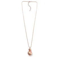 COLLEZIONE ALESSANDRO Lange Kette Grete " in rosegoldfarben | Gr.: onesize