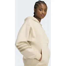 adidas Future Icons 3-Streifen Sweatjacke Damen KD7733 - crystal linen XS