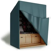 Kronenburg ® Kronenburg Strandkorb Schutzhülle 125 x 90 x 165/135 cm Grün