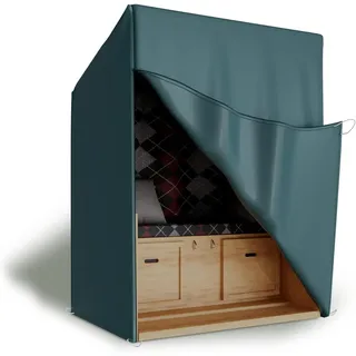 Kronenburg Handel Kronenburg Strandkorb Schutzhülle 125 x 90 x 165/135 cm Grün