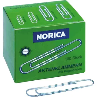 Alco Aktenklammern NORICA silber 100