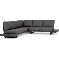 BIZZOTTO Gartenlounge 2-teilig Infinity Anthrazit - Grau