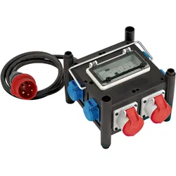 Brennenstuhl Gummi-Stromverteiler 2x CEE 400V - 5x 230V - IP44 - 1153690200