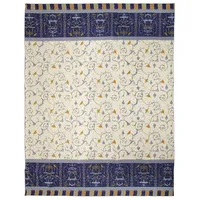 BASSETTI OPLONTIS Bettüberwurf 180 x 255 cm Blau