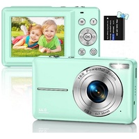 autolock Digitalkamera Fotokamera HD 1080P 44MP mit 16X Digitalzoom Kompaktkamera (Wiederaufladbare Kompaktkamera für Kinder Erwachsene Anfänger) grün