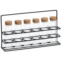 Zeller Gewürzregal 7-teilig 50 x 28,5 x 15 cm Transparent