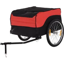 Homcom CargoTrailer rot/schwarz