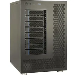 Inter-Tech NAS-8 PC Gehäuse für bis zu 8 Laufwerke (12Gb/s)