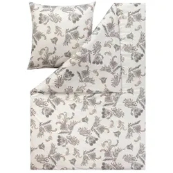 ESTELLA Bettwäsche Agneta 135 x 200 cm Jersey Beige Leinen