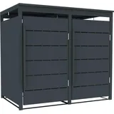 Estexo Mülltonnenbox 60 x 111 cm grau