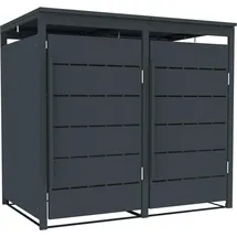 Estexo Mülltonnenbox 60 x 111 cm grau