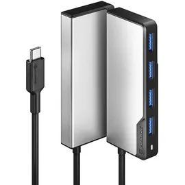 Alogic USB-C Fusion SWIFT 4-in-1 Hub Space Grey