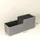 Homcom Sitzbank mit Stauraum, faltbar Polsterbank mit separaten Behältern, Bettbank mit Leinenoptik, Sitztruhe für Flur Schlafzimmer Wohnzimmer, 110 x 38 x 38 cm Dunkelgrau
