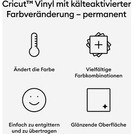 Cricut Color Change Vinyl COLD Permanent Folie Lila