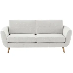 SOHO Sofa weiß - Webstoff Smilla , weiß , Maße (cm): B: 197 H: 85 T: 93