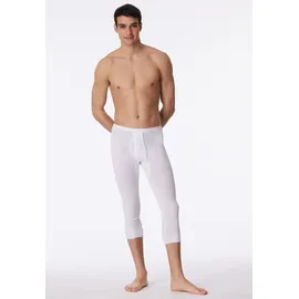 SCHIESSER Lange Unterhose unifarben Weiß 7 2er Pack