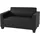 Mendler Sessel Lyon Kunstleder 2er 0 x 0 x 0 cm Schwarz