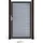 GROJA Gartentor 100 x 180 cm Steingrau