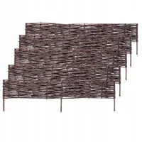 Kadax Palisade aus Weide "Hamre", natürlicher Weidenzaun, 40 cm,