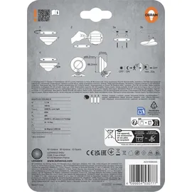 osram homelighting Osram LED-Nachtlicht Nightlux Ceiling mit Licht- & Bewegungssensor 8,6 cm kaltweiß silber