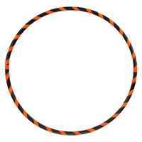 Hoopomania Hula-Hoop-Reifen Faltbarer Anfänger Hula Hoop Reifen, Neon-Orange Ø90cm orange Ø 90 cm