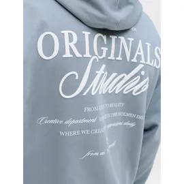 JACK & JONES Hoodie mit Print Grau 62